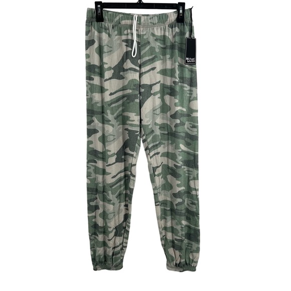 Michael Lauren Green Camo Extra Soft Jogger Pant Small New - Picture 1 of 7